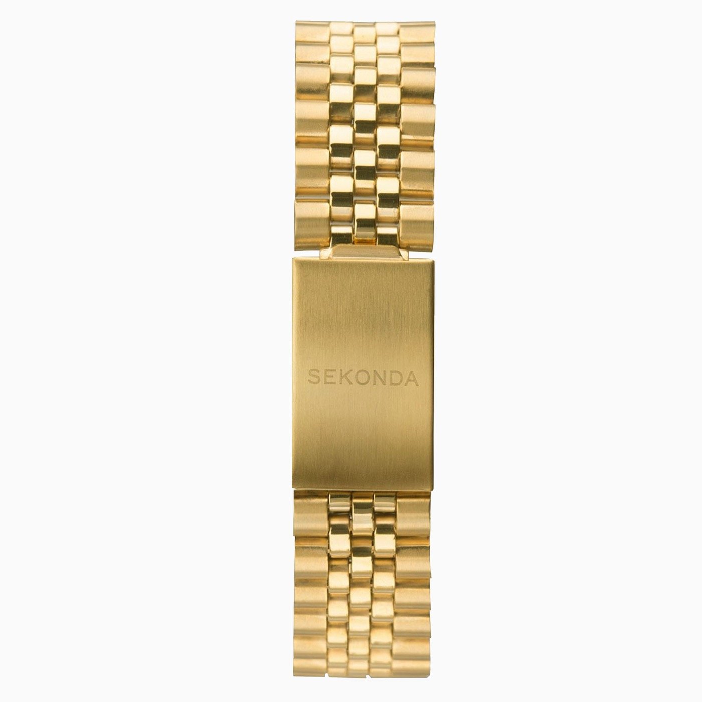 Sekonda King stainless steel bracelet with fold-over clasp engraved with the Sekonda name